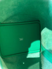 Hermès Picotin Lock 18 - Vert Comics Taurillon Clemence with Palladium Hardware