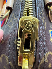 Louis Vuitton x Yayoi Kusama Speedy 25 Bandoulière - "Faces" Monogram - Microchip