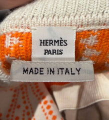 Hermès Colorblock Knit Cardigan Size 36