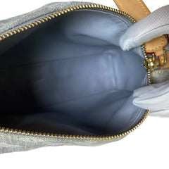 Louis Vuitton Side Trunk MM - Monogram Jacquard Denim (Washed Grey) - Gold Hardware