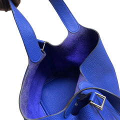 Hermès Picotin 26 in Electric Blue with Silver Hardware
