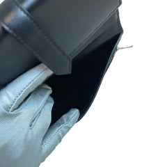 Hermès Bearn Long Wallet in Black Box Leather with Silver Hardware