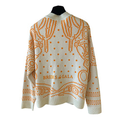 Hermès Colorblock Knit Cardigan Size 36