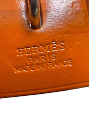 Hermès Herbag 31 in Black Canvas and Leather with Silver Hardware
