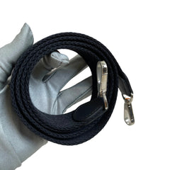 Rare Limited Material: Hermès Mini Evelyne in Black and Mid-Grey Felt with Silver Hardware
