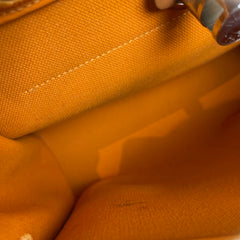 Hermès Herbag 31 in Orange with Silver Hardware