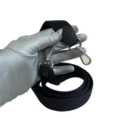 Rare Limited Material: Hermès Mini Evelyne in Black and Mid-Grey Felt with Silver Hardware