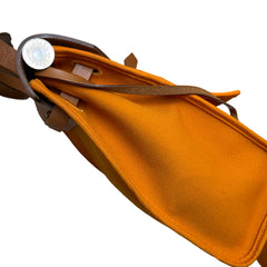 Hermès Herbag 31 in Orange with Silver Hardware