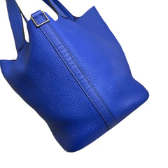 Hermès Picotin 26 in Electric Blue with Silver Hardware