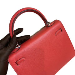 Hermès Kelly 25 in T5 Jaipur Pink Epsom with Silver Hardware