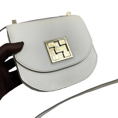 Hermès Mini Mosaic in Milk White with Gold Hardware
