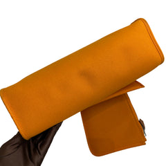 Hermès Herbag 31 in Orange with Silver Hardware