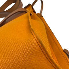 Hermès Herbag 31 in Orange with Silver Hardware