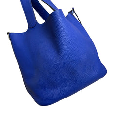 Hermès Picotin 26 in Electric Blue with Silver Hardware