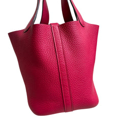 Playful Collector Colorway: Hermès Picotin Lock 18 in Mexico Pink with Silver Hardware