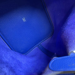 Hermès Picotin 26 in Electric Blue with Silver Hardware