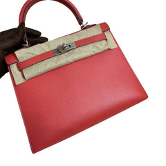Hermès Kelly 25 in T5 Jaipur Pink Epsom with Silver Hardware