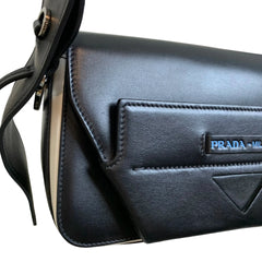 Minimal Modern Classic: Prada Black Etiquette Shoulder Bag