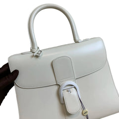 Elegant Quiet Luxury: Delvaux Brillant Medium in Snow White