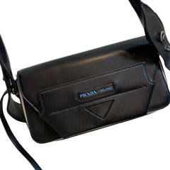 Minimal Modern Classic: Prada Black Etiquette Shoulder Bag