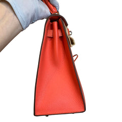 Hermès Kelly 25 in T5 Jaipur Pink Epsom with Silver Hardware