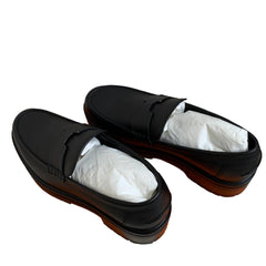 Hermès Hitch Black Loafers Size 37