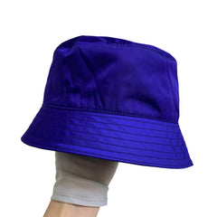 Sporty Archive Accent: Prada Blue-Purple Nylon Bucket Hat Size M