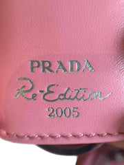 Soft Statement Piece: Prada Geranium Pink Leather Re-Edition 2005 Hobo 3-in-1