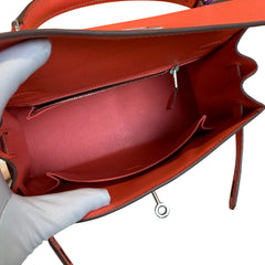 Hermès Kelly 25 in T5 Jaipur Pink Epsom with Silver Hardware