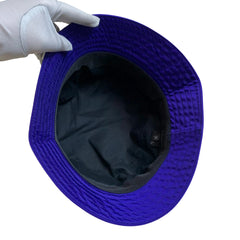 Sporty Archive Accent: Prada Blue-Purple Nylon Bucket Hat Size M
