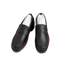 Hermès Hitch Black Loafers Size 37