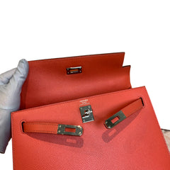 Hermès Kelly 25 in T5 Jaipur Pink Epsom with Silver Hardware