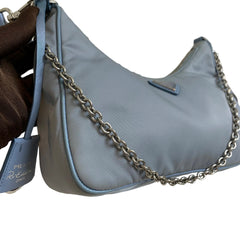 Everyday Archive Favorite: Prada Light Blue Re-Edition 2005 Hobo 3-in-1