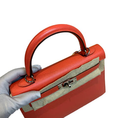 Hermès Kelly 25 in T5 Jaipur Pink Epsom with Silver Hardware