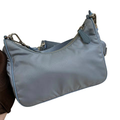 Everyday Archive Favorite: Prada Light Blue Re-Edition 2005 Hobo 3-in-1