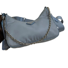 Everyday Archive Favorite: Prada Light Blue Re-Edition 2005 Hobo 3-in-1