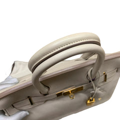 Hermes Birkin 30 White Gold Hardware A Stamp