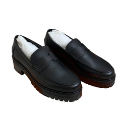 Hermès Hitch Black Loafers Size 37