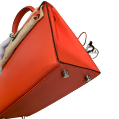 Hermès Kelly 25 in T5 Jaipur Pink Epsom with Silver Hardware