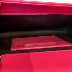 Bvlgari Serpenti Forever Bag - Hot Pink Calfskin & Enamel Snake Head (20cm)