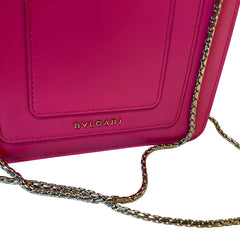 Bvlgari Serpenti Forever Bag - Hot Pink Calfskin & Enamel Snake Head (20cm)