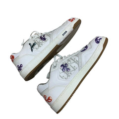 Dior x Kenny Scharf B27 Low-Top Sneakers - White Leather Graffiti Print (Size EU 42 / US 9)