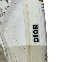Dior x Kenny Scharf B27 Low-Top Sneakers - White Leather Graffiti Print (Size EU 42 / US 9)