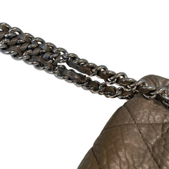 The Ultimate Collector’s Grail: CHANEL Airport Shoulder Bag in Elephant Grey with Silver Hardware