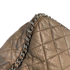 The Ultimate Collector’s Grail: CHANEL Airport Shoulder Bag in Elephant Grey with Silver Hardware