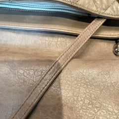 The Ultimate Collector’s Grail: CHANEL Airport Shoulder Bag in Elephant Grey with Silver Hardware