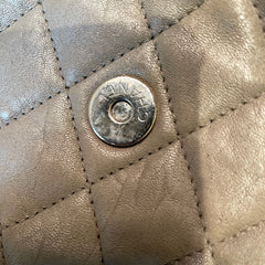 The Ultimate Collector’s Grail: CHANEL Airport Shoulder Bag in Elephant Grey with Silver Hardware
