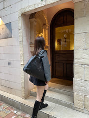 Collector-Scale Statement: Chrome Hearts Cemetery Cross Extra Large Tote Bag
