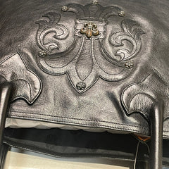 Collector-Scale Statement: Chrome Hearts Cemetery Cross Extra Large Tote Bag