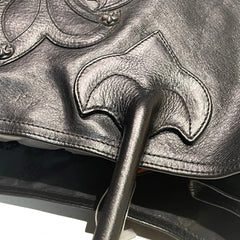 Collector-Scale Statement: Chrome Hearts Cemetery Cross Extra Large Tote Bag